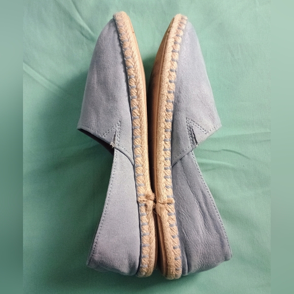 💙 EUC Style & Co. Light Baby Blue Slide or Slip Ons 8 Comfortable Lunch Casual - Picture 2 of 4